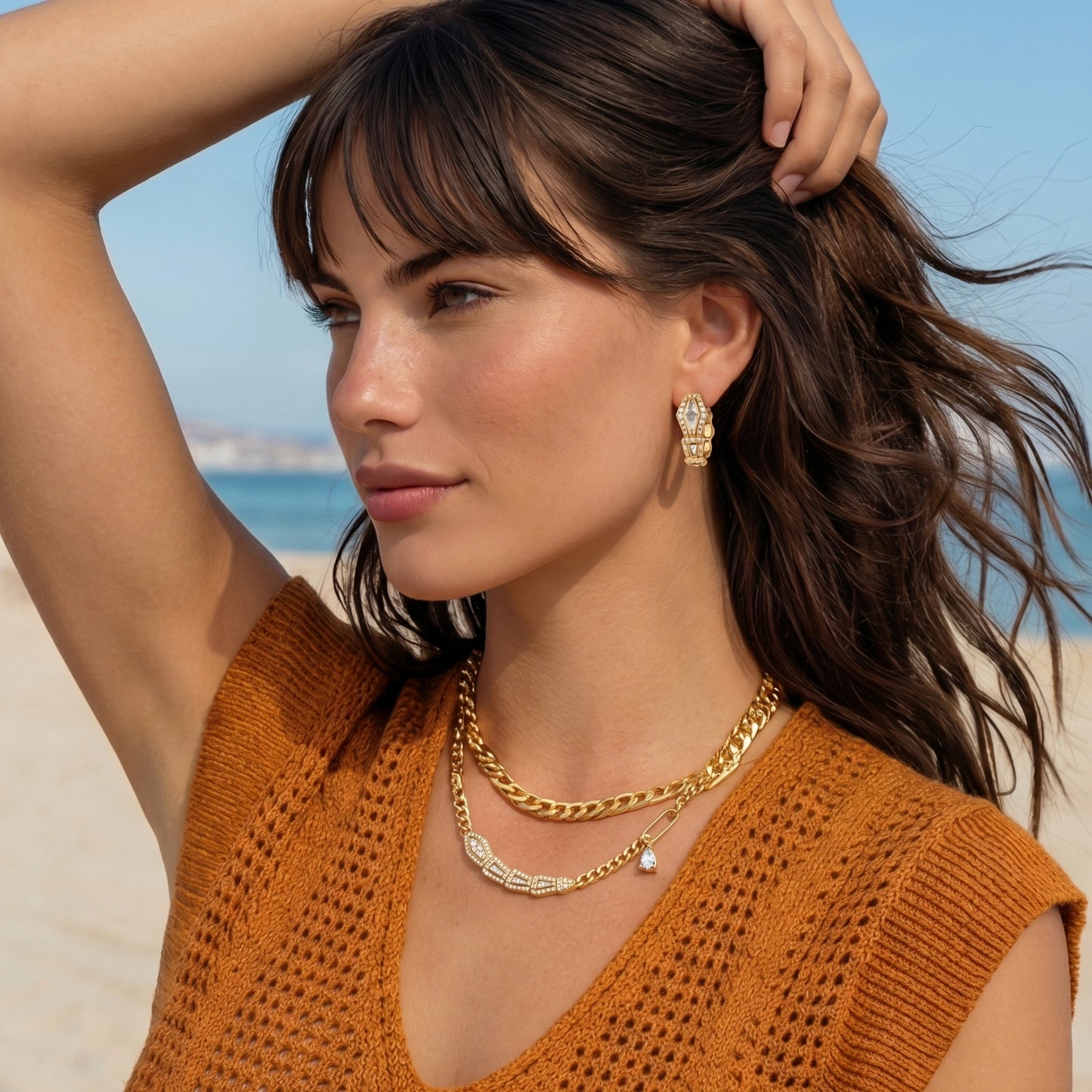 Geometric Luxe Set - ratnalijewels