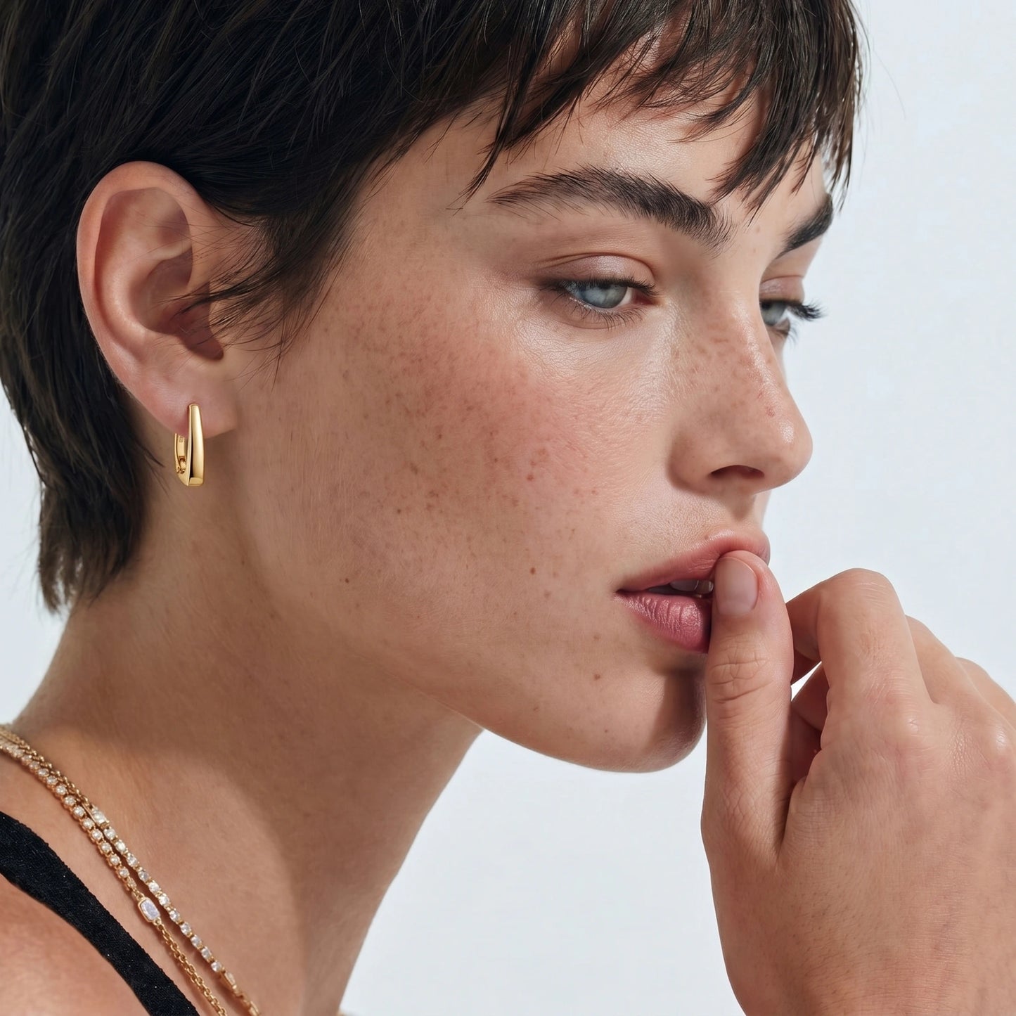 Golden Hour Huggie Earrings - ratnalijewels