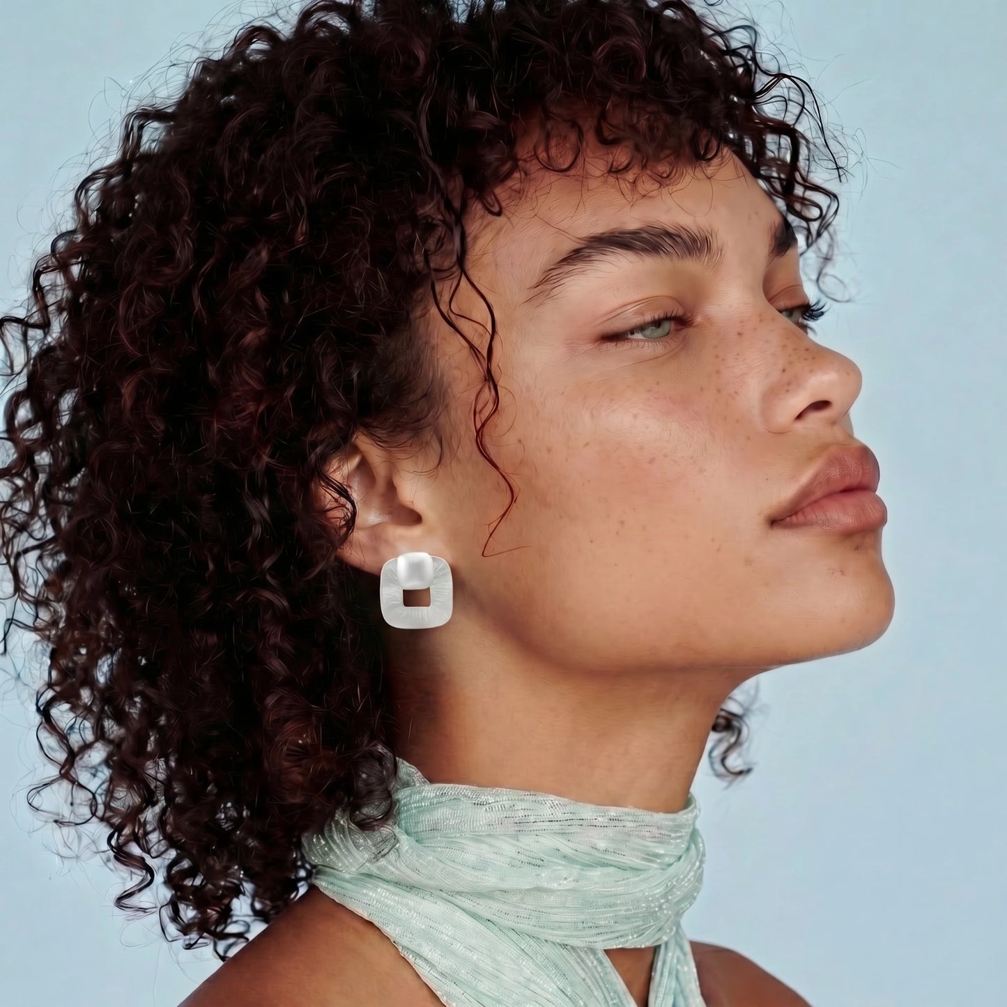 Textured Square Studs - ratnalijewels