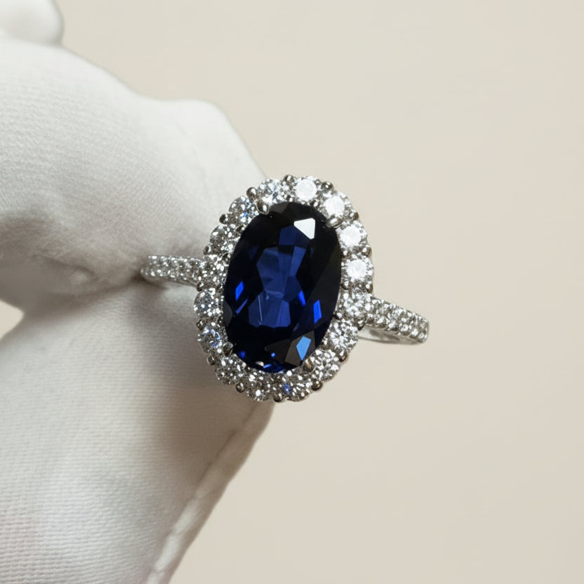 Sapphire wedding ring