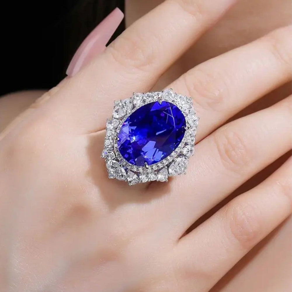 statement sapphire ring