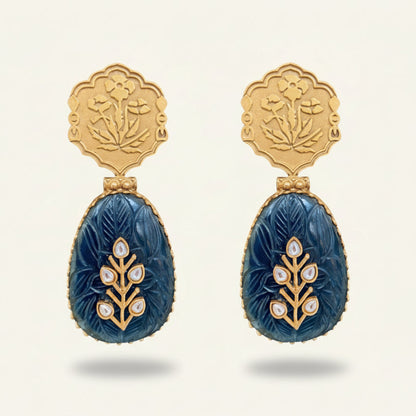 blue gemstone earrings
