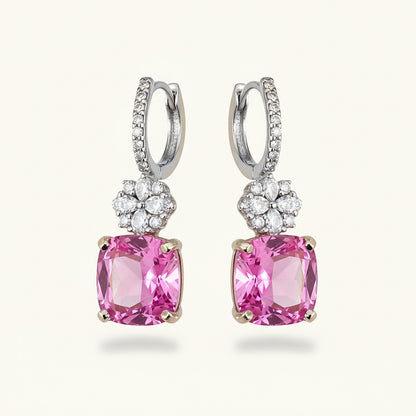 pink diamond earrings