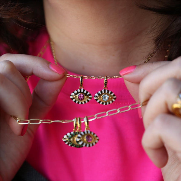 evil eye charm pendant