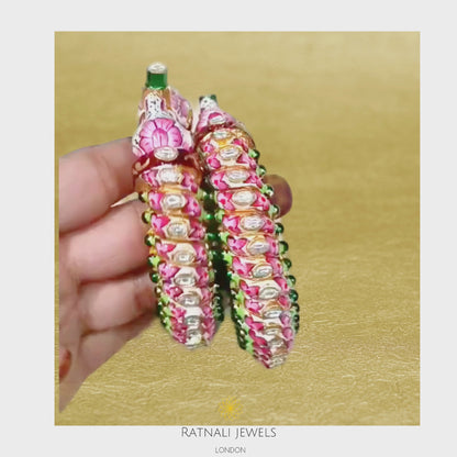 Sutrala Heritage Enamel Kada Bangle