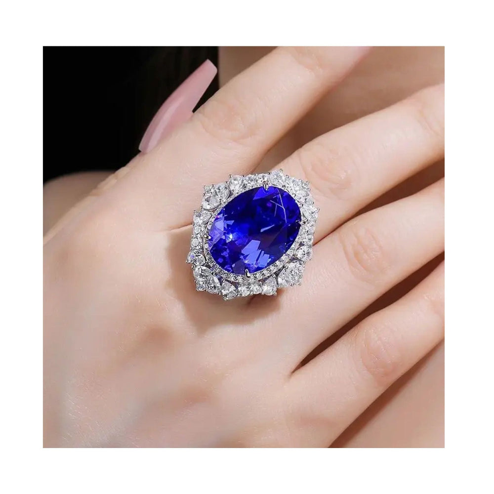 statement sapphire ring
