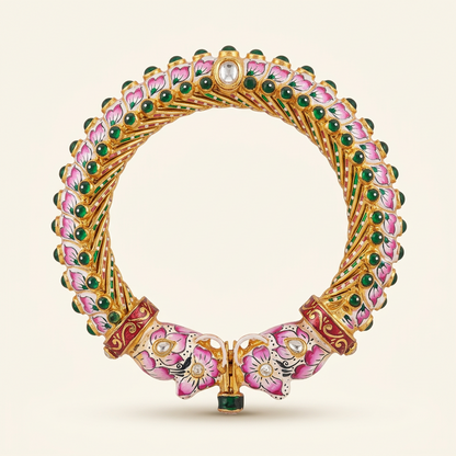 Sutrala Heritage Enamel Kada Bangle product detail
