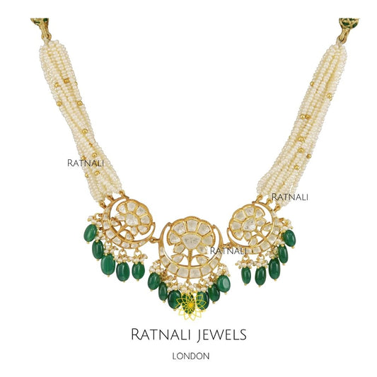 Polki jadau necklace