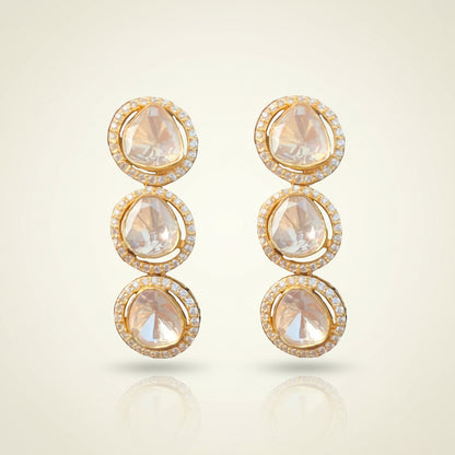 polki gold earrings jaipur