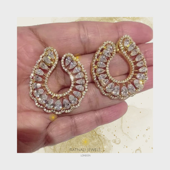 Posh hoop earrings designer