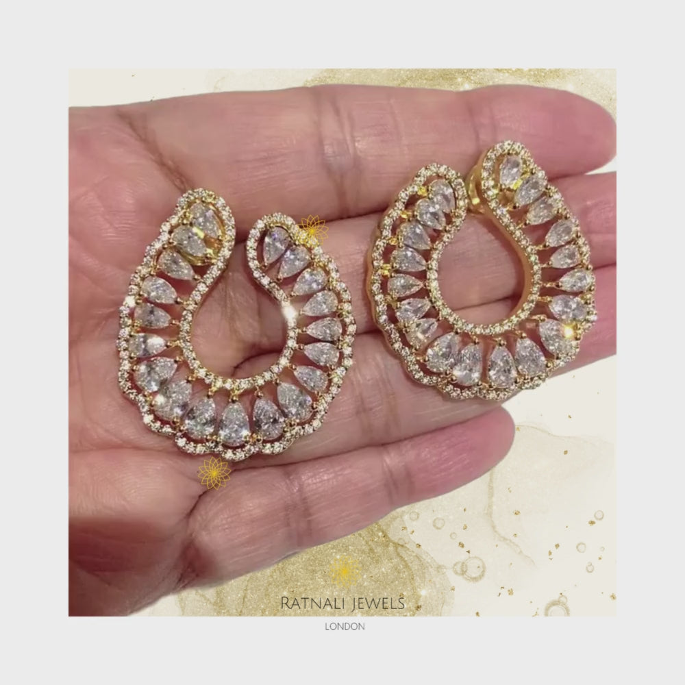 Posh hoop earrings designer
