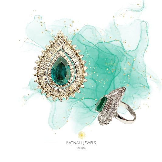 Gemstone cocktail ring