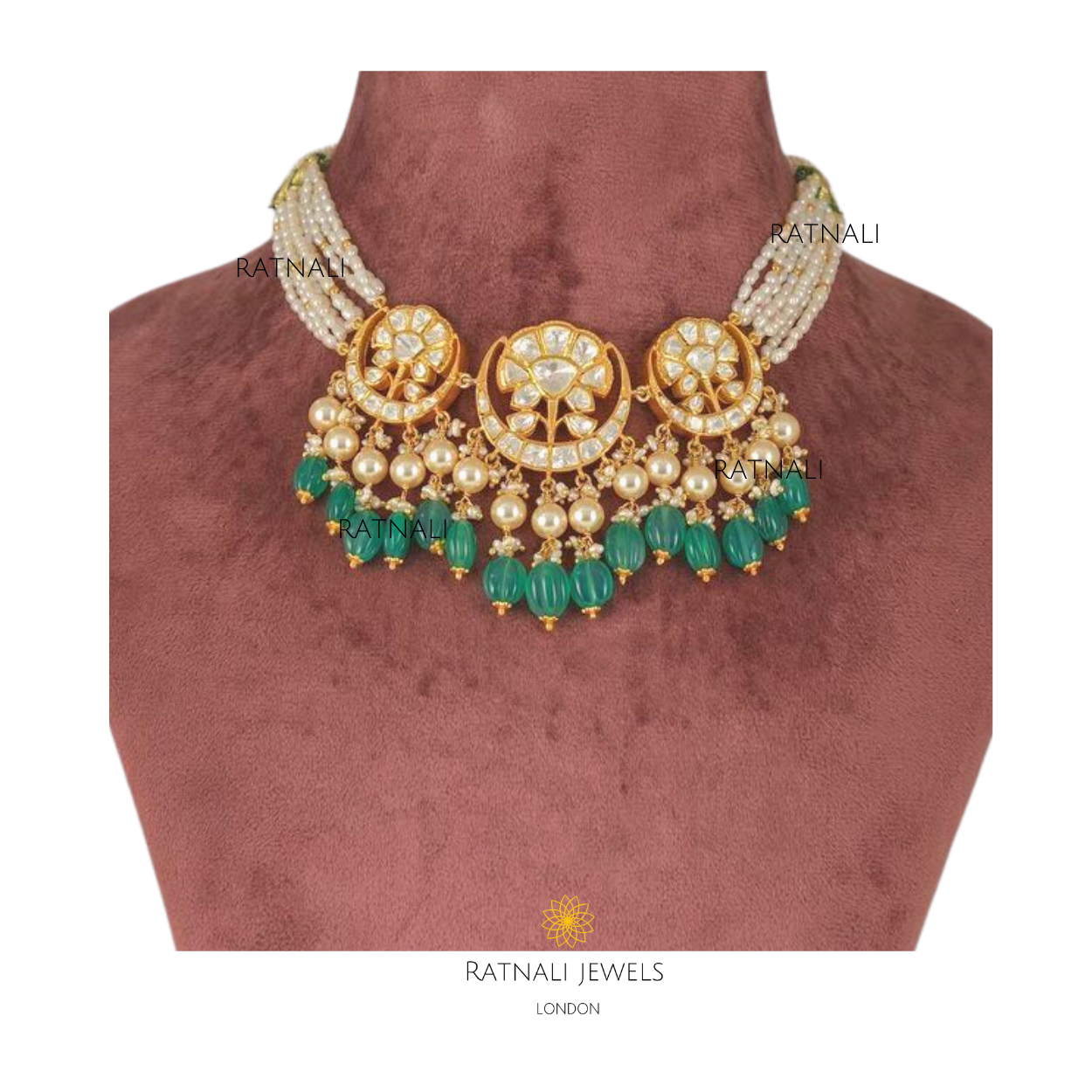 sabyasachi polki necklace