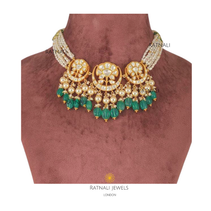 sabyasachi polki necklace