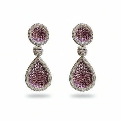 Pink Bling dearrings