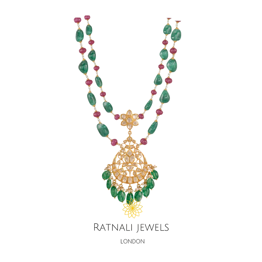 Polki pendant necklace UK