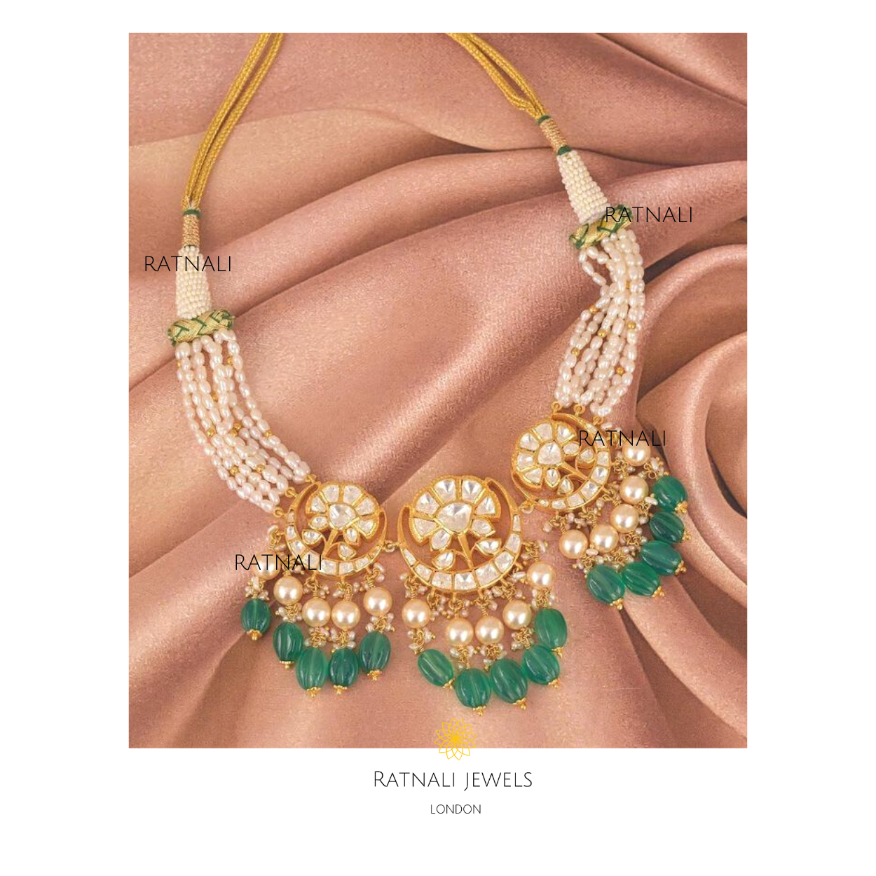 sabyasachi bridal polki necklace