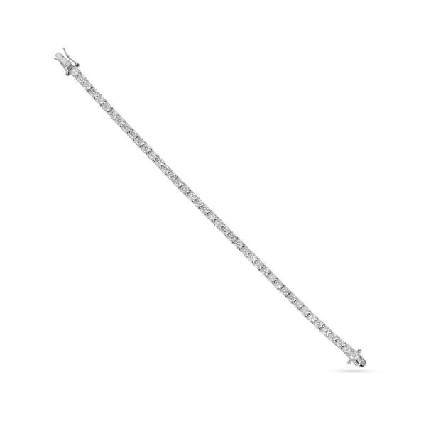 Simulated CZ diamond tennis bracelet, Bracelet - Ratnali Jewels