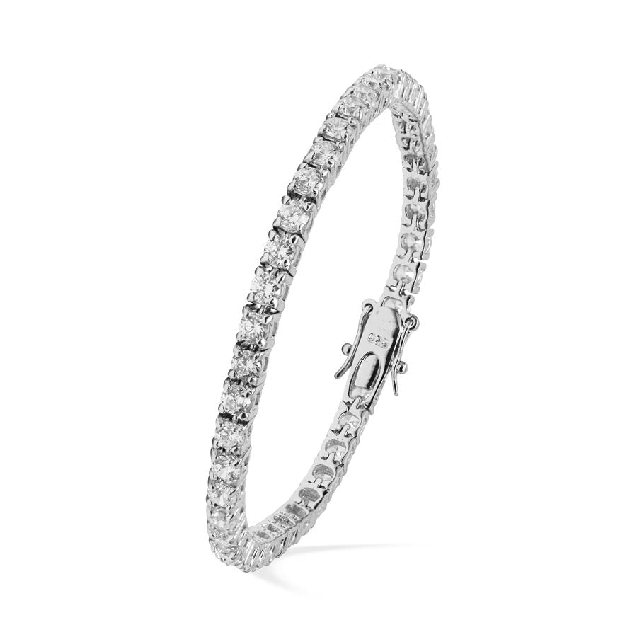 Simulated CZ diamond tennis bracelet, Bracelet - Ratnali Jewels