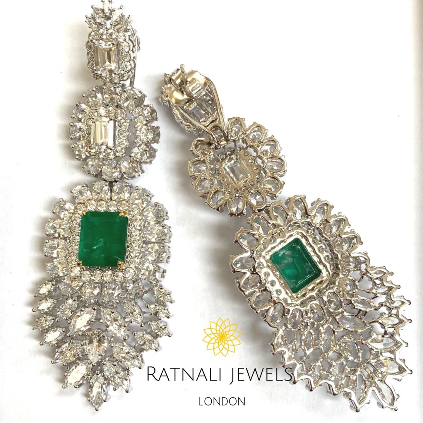 Diamond  chandelier earrings