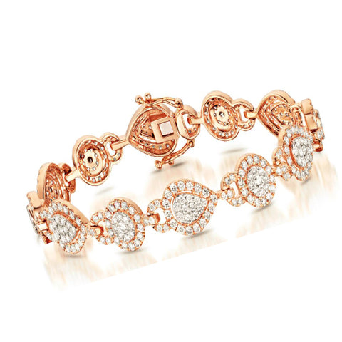 Simulated CZ diamond bracelet, Bracelet - Ratnali Jewels