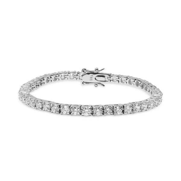Simulated CZ diamond tennis bracelet, Bracelet - Ratnali Jewels